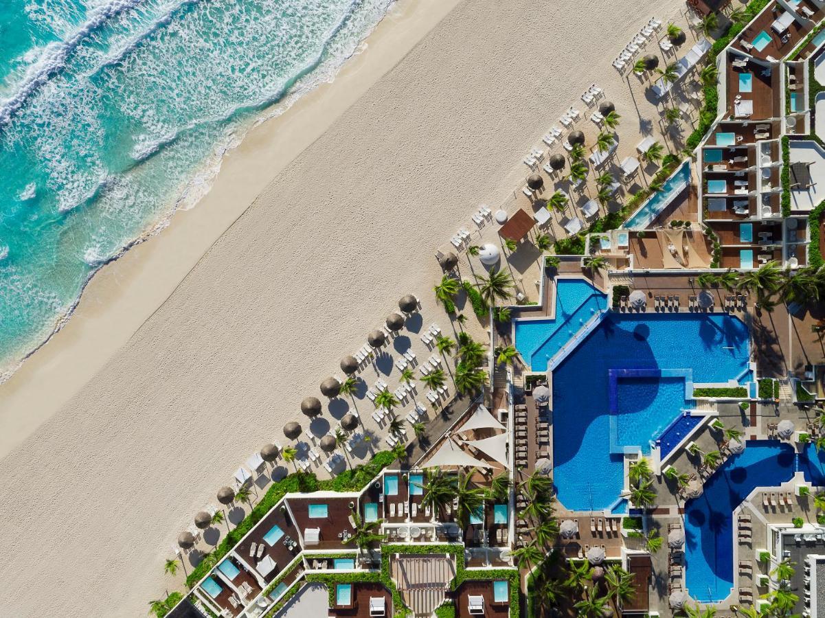 Grand Oasis Sens - All-Inclusive Adults Only Cancun Exterior photo Aerial view of the resort