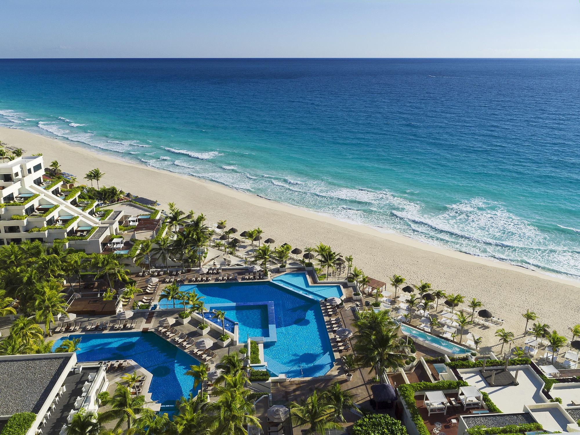 Grand Oasis Sens - All-Inclusive Adults Only Cancun Exterior photo Aerial view of the resort