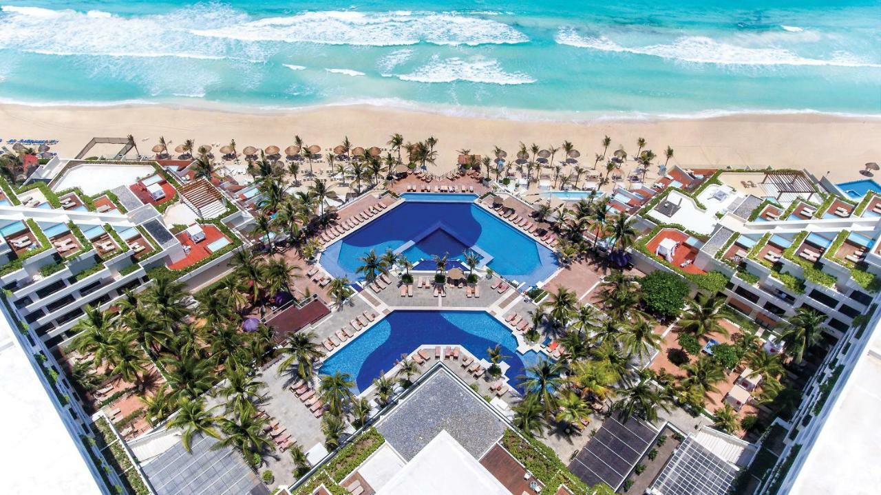 Grand Oasis Sens - All-Inclusive Adults Only Cancun Exterior photo Aerial view of the resort